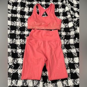 Buffbunny Rose gold pink set